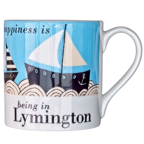 Happiness in Lymington Mug