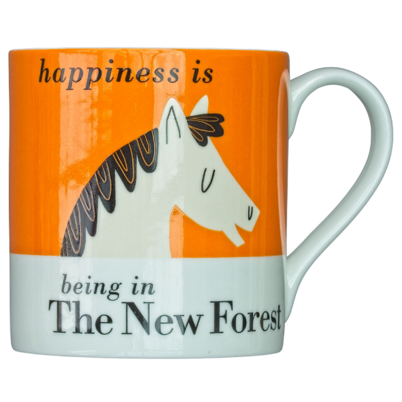 Happiness in the New Forest Mug (Pony)